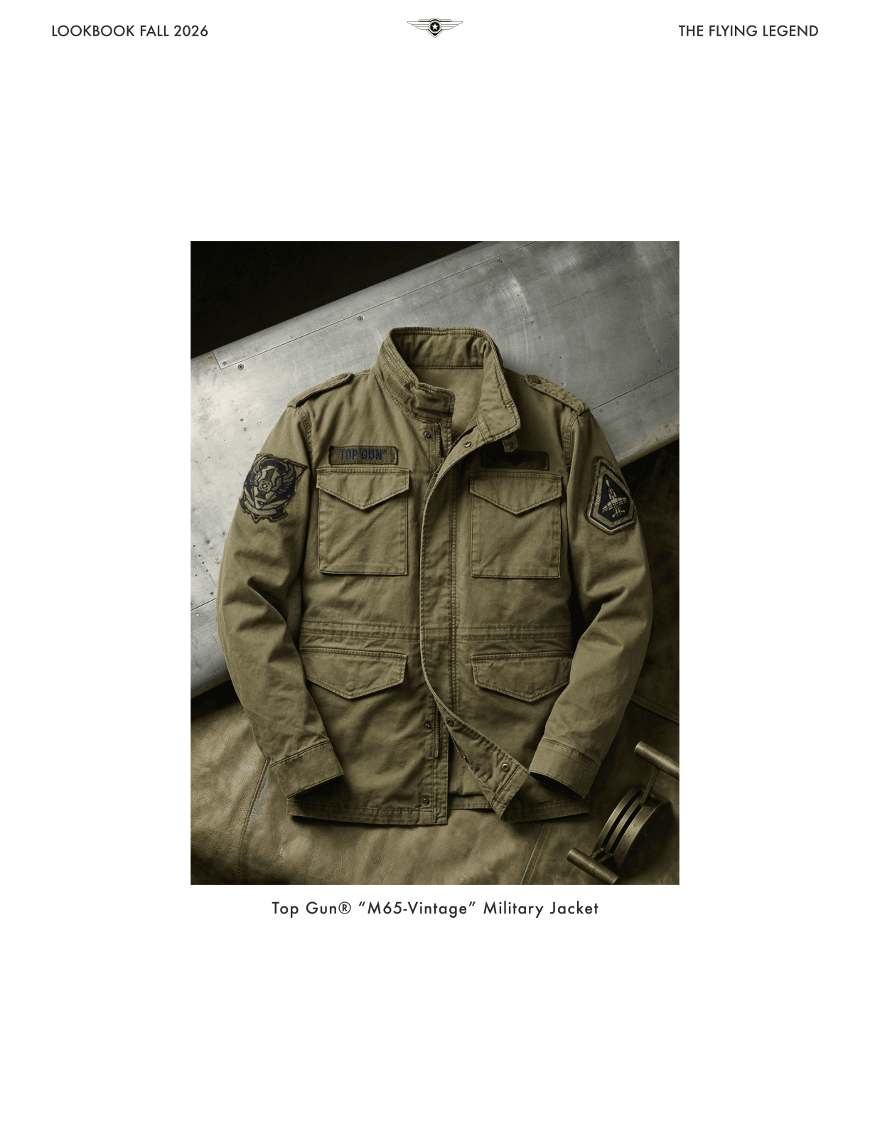 Top Gun M65 Vintage Military Jacket